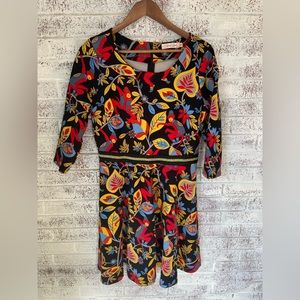 Colorful Winter Party Dress from Traffic People